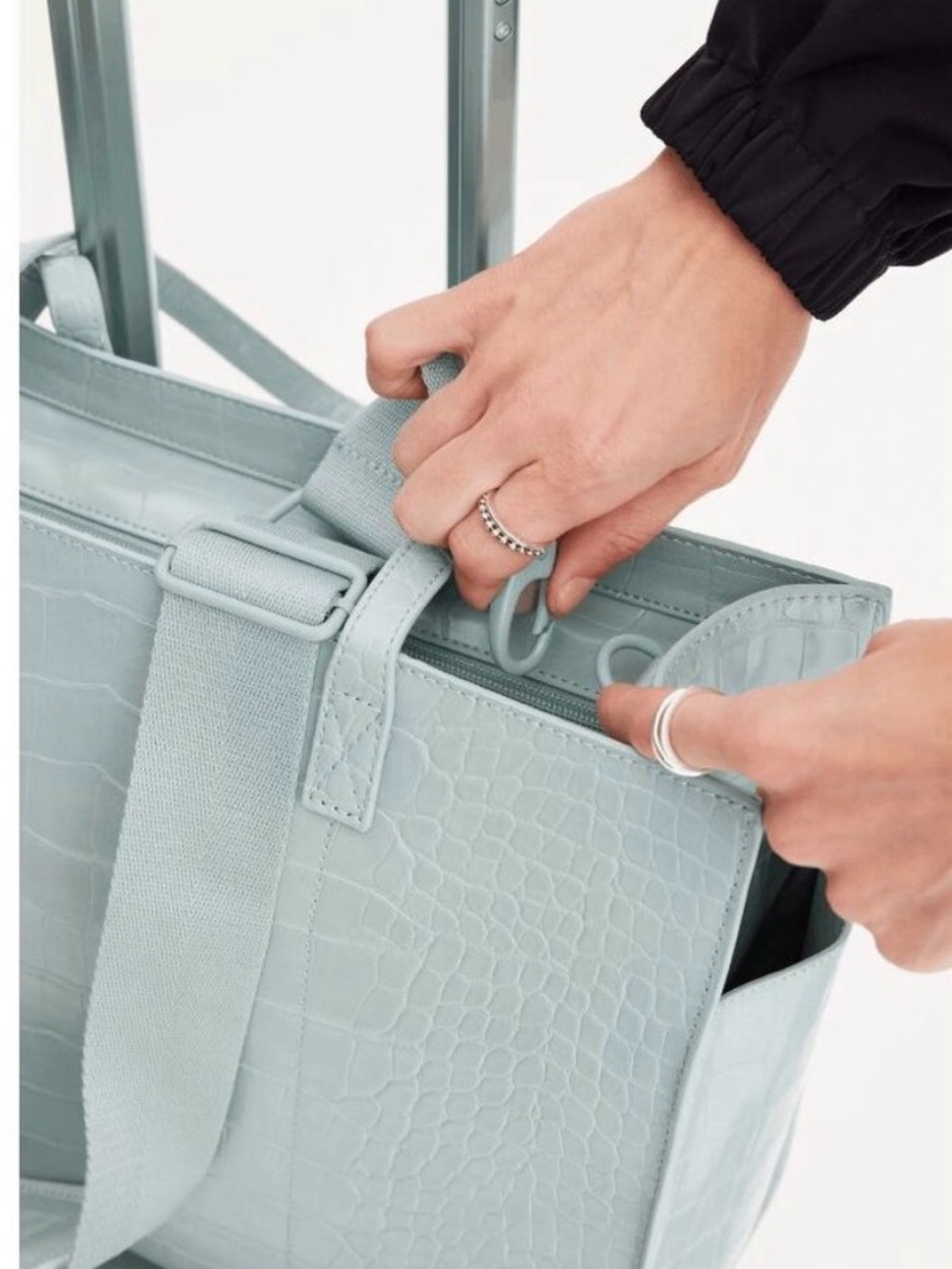 NWOT Beis Work Tote - Slate - Picture 5 of 7